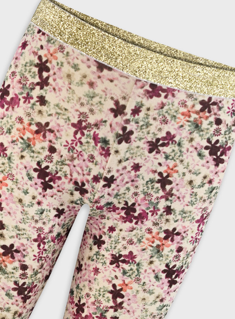 Floral leggings for girls | FLORAL