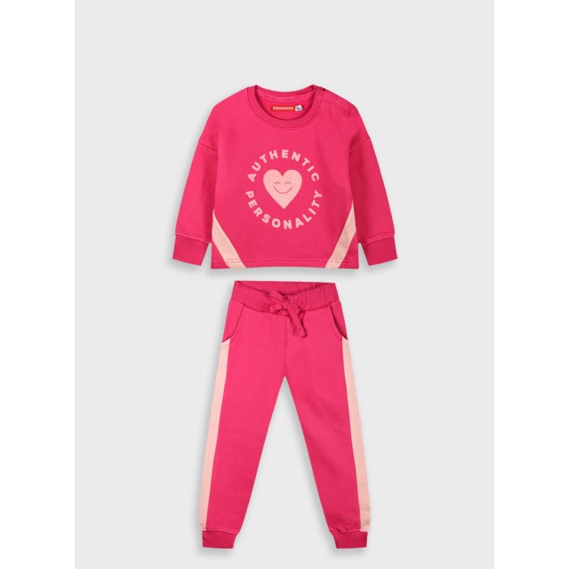 Σετ φούτερ φόρμα με τύπωμα για κορίτσι | ΓΛΥΚΟ ΚΟΡΑΛΛΙ Σετ φούτερ φόρμα με τύπωμα για κορίτσι | ΓΛΥΚΟ ΚΟΡΑΛΛΙ