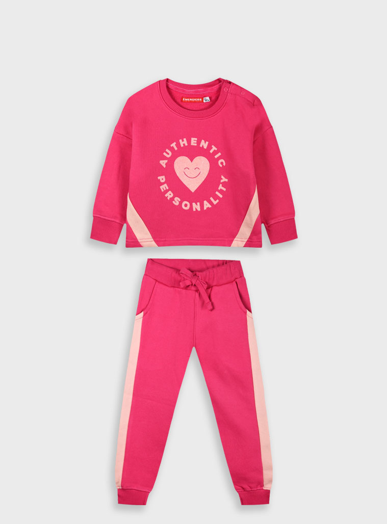 Σετ φούτερ φόρμα με τύπωμα για κορίτσι | ΓΛΥΚΟ ΚΟΡΑΛΛΙ Σετ φούτερ φόρμα με τύπωμα για κορίτσι | ΓΛΥΚΟ ΚΟΡΑΛΛΙ