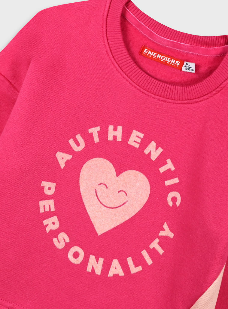 Σετ φούτερ φόρμα με τύπωμα για κορίτσι | ΓΛΥΚΟ ΚΟΡΑΛΛΙ Σετ φούτερ φόρμα με τύπωμα για κορίτσι | ΓΛΥΚΟ ΚΟΡΑΛΛΙ