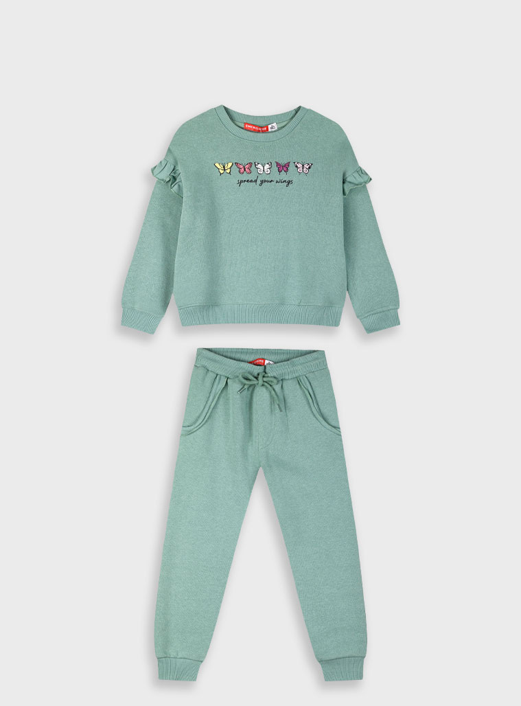 Σετ φούτερ φόρμα με τύπωμα για κορίτσι | ΒΕΡΑΜΑΝ Σετ φούτερ φόρμα με τύπωμα για κορίτσι | ΒΕΡΑΜΑΝ