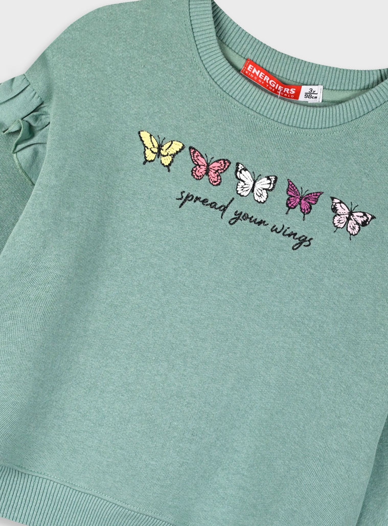 Σετ φούτερ φόρμα με τύπωμα για κορίτσι | ΒΕΡΑΜΑΝ Σετ φούτερ φόρμα με τύπωμα για κορίτσι | ΒΕΡΑΜΑΝ