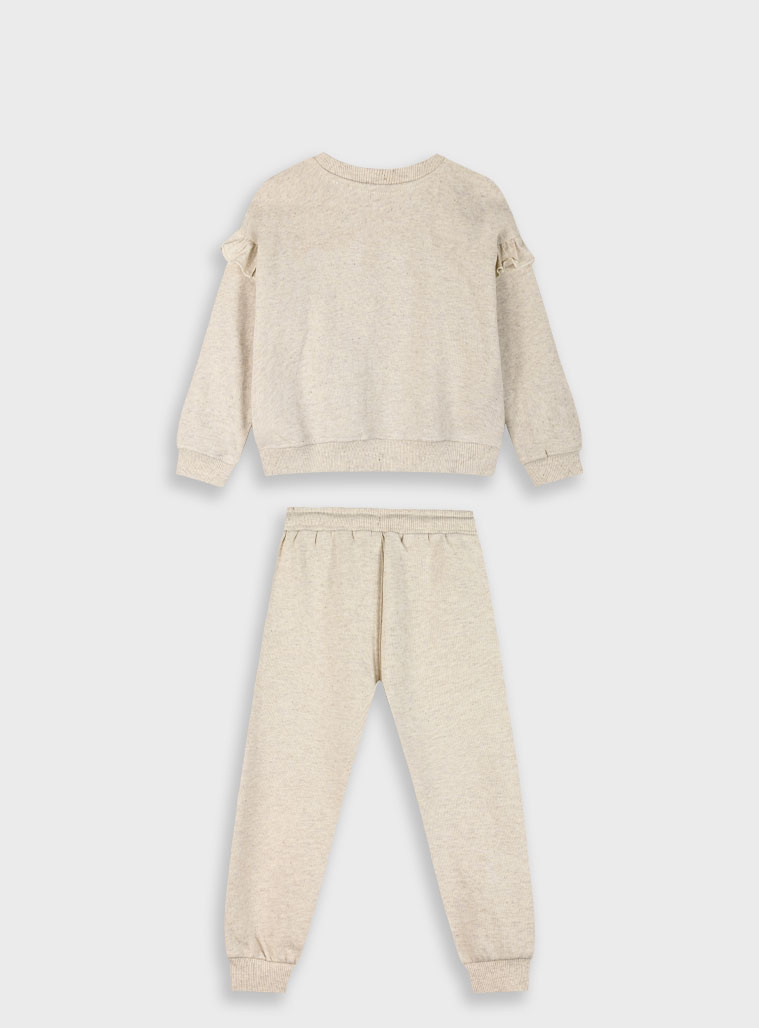 Σετ φούτερ φόρμα με τύπωμα για κορίτσι | ΕΚΡΟΥ ΜΕΛΑΝΖΕ Σετ φούτερ φόρμα με τύπωμα για κορίτσι | ΕΚΡΟΥ ΜΕΛΑΝΖΕ