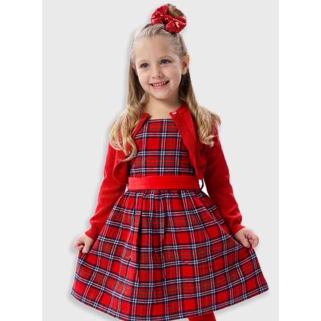 Χριστουγεννιάτικο καρώ φόρεμα | ΚΑΡΡΩ