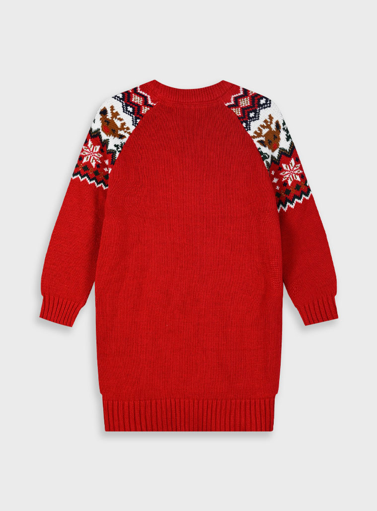 Χριστουγεννιάτικο πλεκτό φόρεμα | ΚΟΚΚΙΝΟ Χριστουγεννιάτικο πλεκτό φόρεμα | ΚΟΚΚΙΝΟ