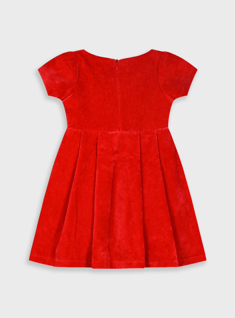 Χριστουγεννιάτικο βελούδινο φόρεμα | ΚΟΚΚΙΝΟ Χριστουγεννιάτικο βελούδινο φόρεμα | ΚΟΚΚΙΝΟ