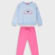 Fleece tracksuit set with print for girls | STRAWBERRY