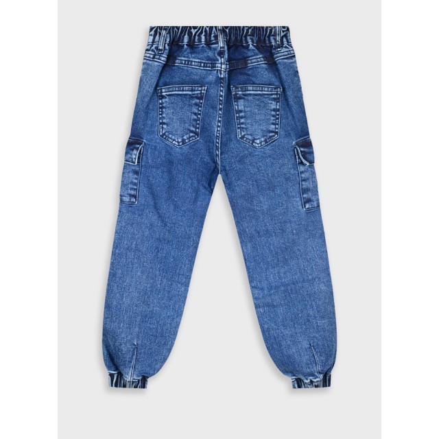 Cargo jeans | DARK BLUE DENIM