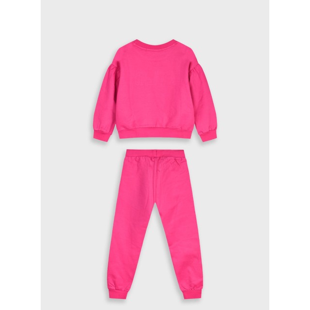 Tracksuit with embroidery | FUCSHIA