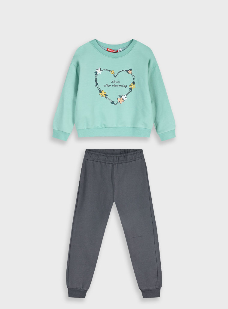 Tracksuit with print | ANTHRACITE
