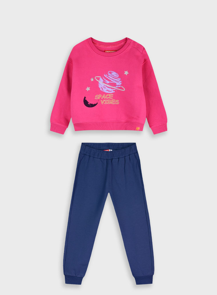 Tracksuit with print | NAVY