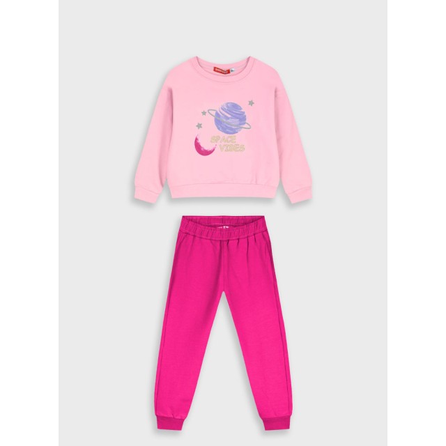 Tracksuit with print | FUCSHIA