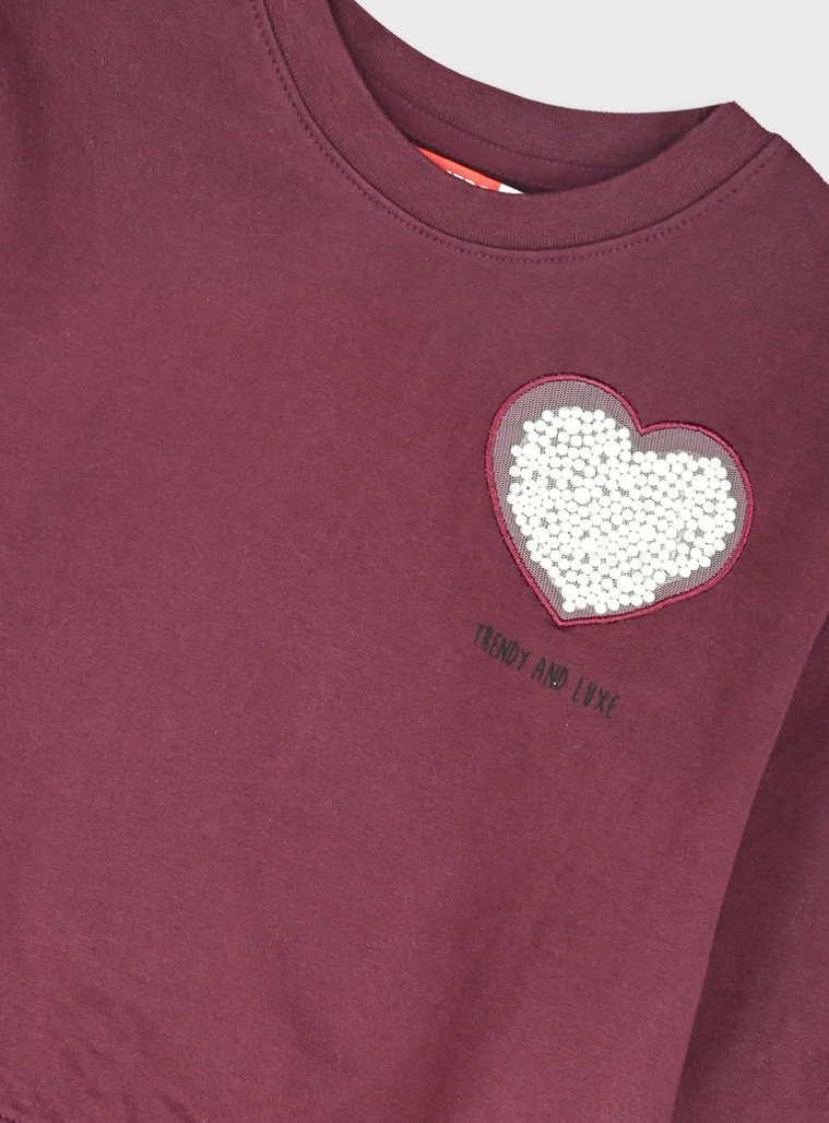 Sweatshirt | BURGUNDY