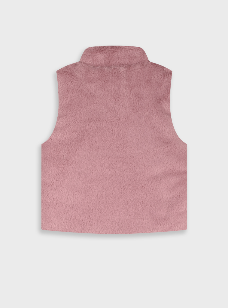 Sleeveless jacket | ROSE PETAL