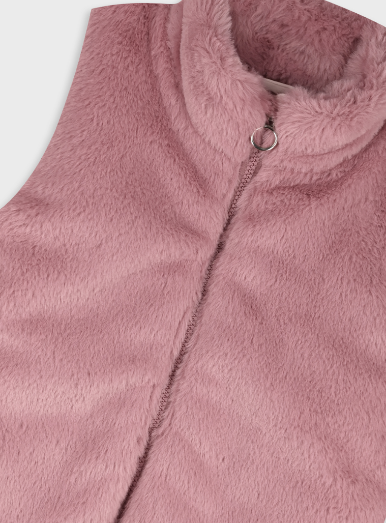 Sleeveless jacket | ROSE PETAL