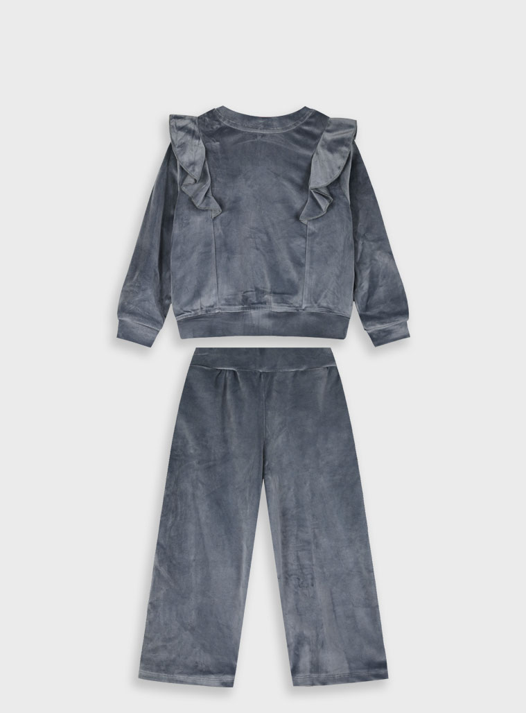 Velour set | Antracite