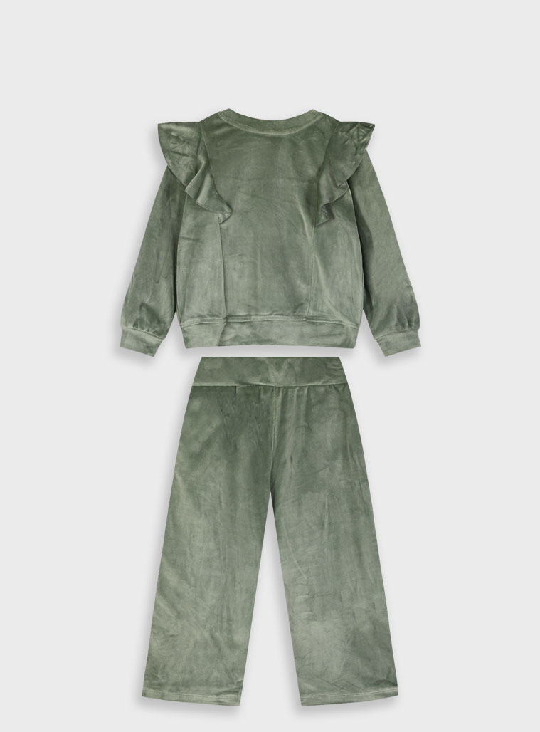 Velour set | Kaki