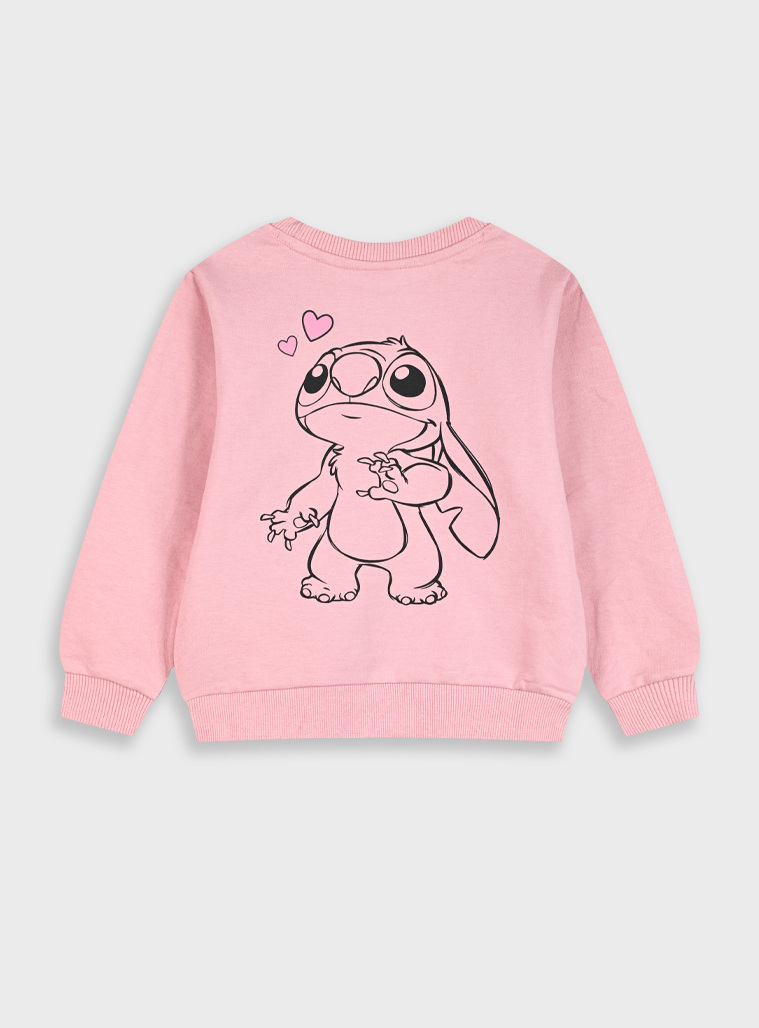Stitch μπλούζα | ΣΚΟΝΙΣΜΕΝΟ ΡΟΖ