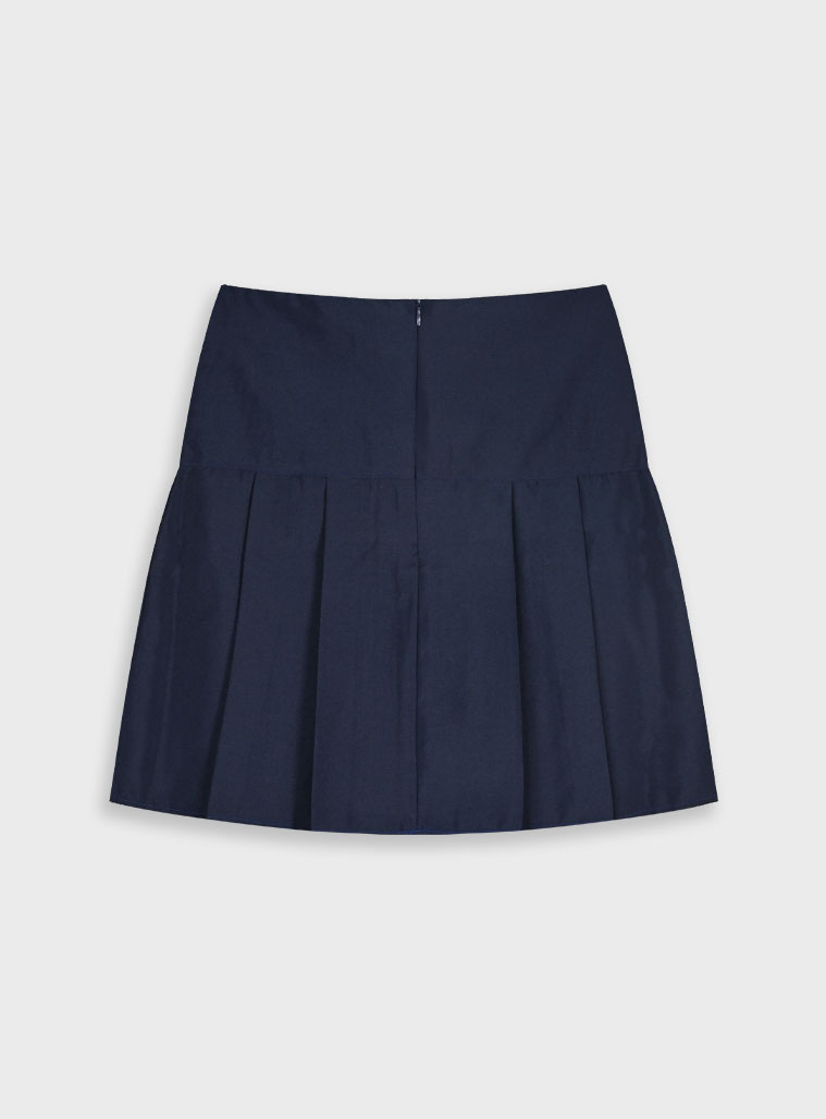 Navy pleated skirt - Ideal for parades | NAVY