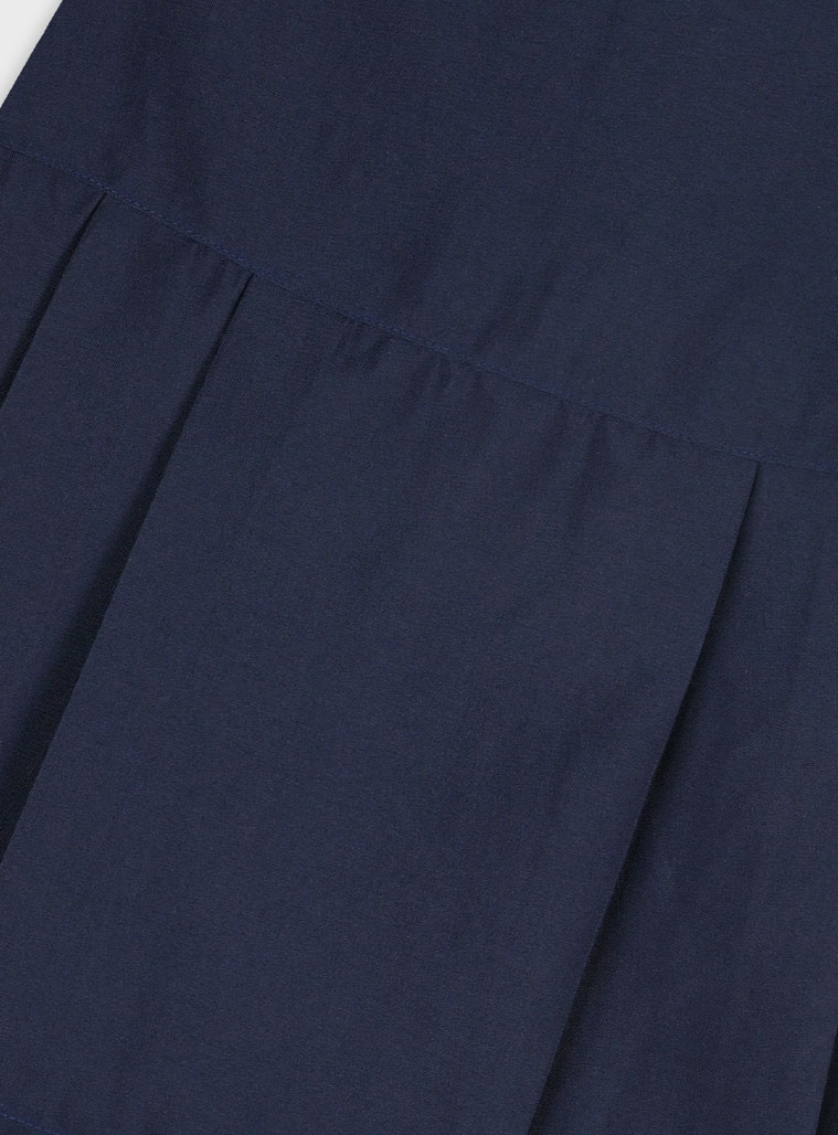 Navy pleated skirt - Ideal for parades | NAVY