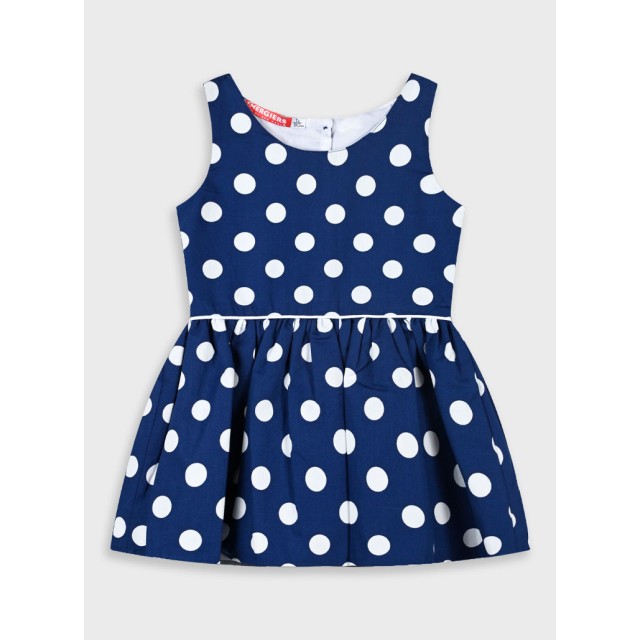 Polka dot dress for girls | INDIGO