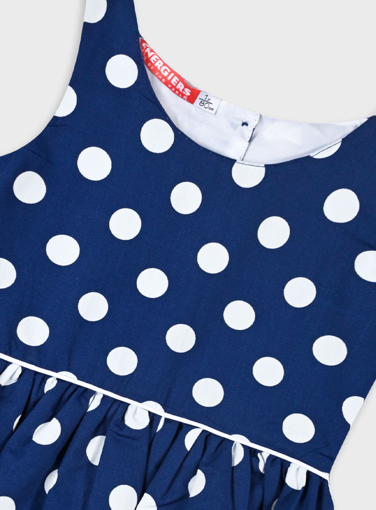 Polka dot dress for girls | INDIGO