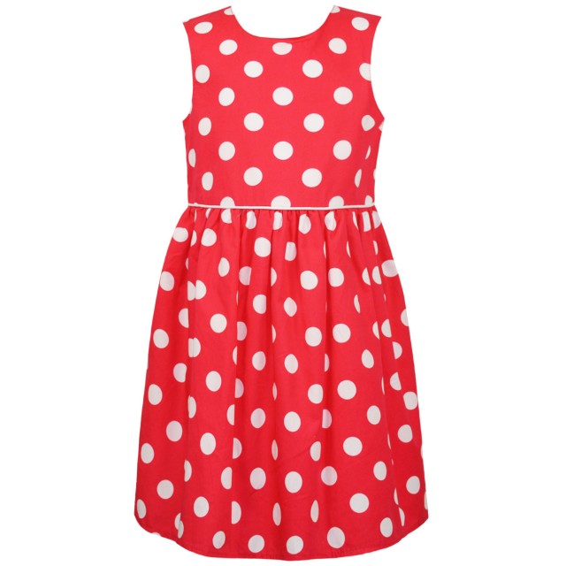 Polka dot dress for girls | CHERRY