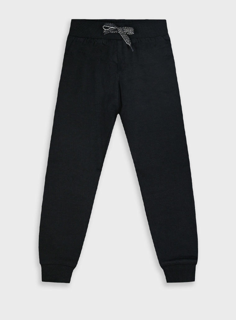 Sweatpants for girls | BLACK