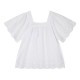 Girl΄s top with embroidery | WHITE