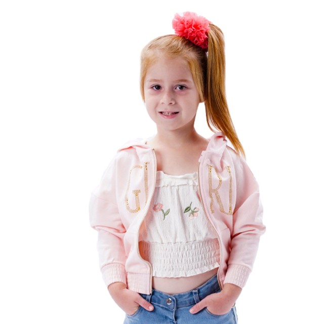 Girl΄s jacket with rhinestones | POWDER