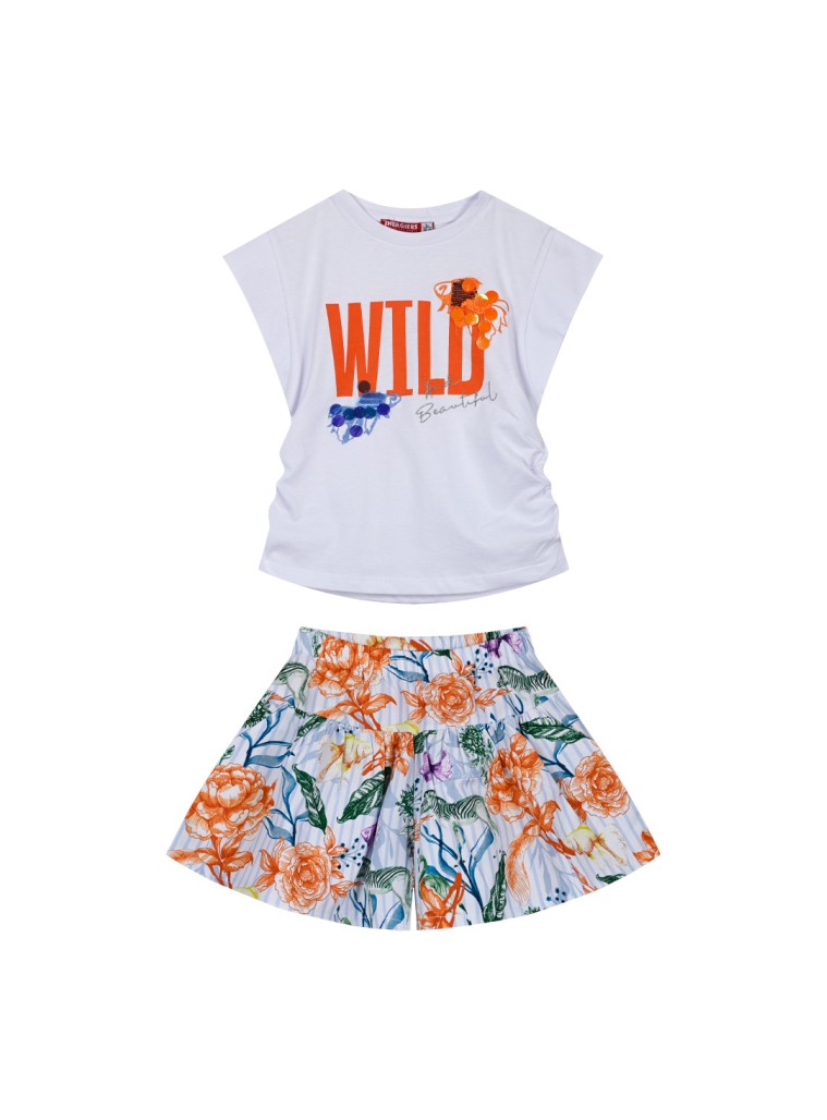 Παιδικό σετ 2 τεμάχια με τύπωμα στην μπλούζα για κορίτσι | ΕΜΠΡΙΜΕ