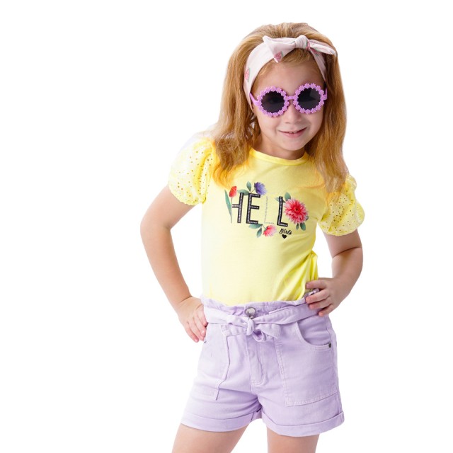 Παιδικό σετ 2 τεμάχια με τύπωμα για κορίτσι | ΛΙΛΑ