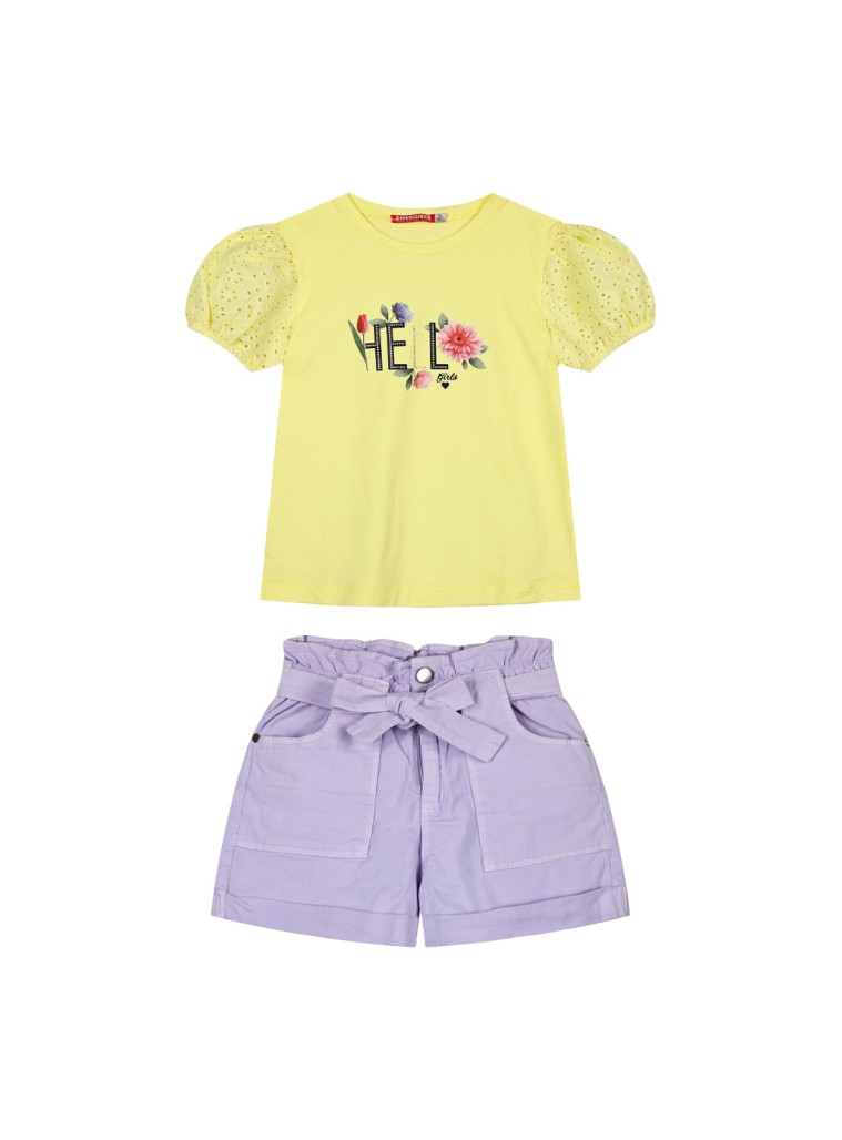 Παιδικό σετ 2 τεμάχια με τύπωμα για κορίτσι | ΛΙΛΑ