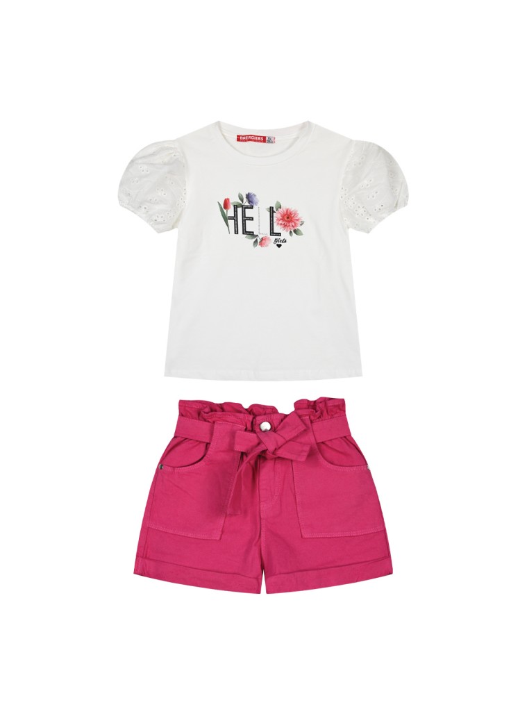 Παιδικό σετ 2 τεμάχια με τύπωμα για κορίτσι | ΦΟΥΞ