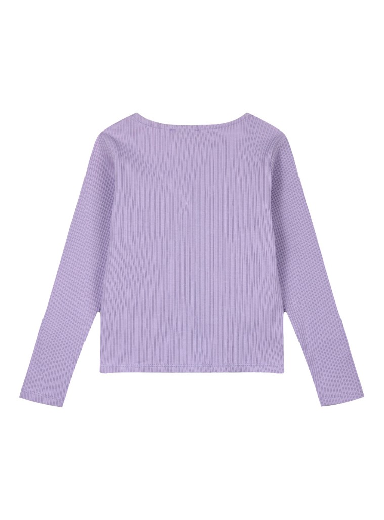 Girl΄s ribbed jacket | LILAC