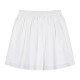 Παιδική φούστα μεσαίου μήκους με κέντημα για κορίτσι | ΛΕΥΚΟ