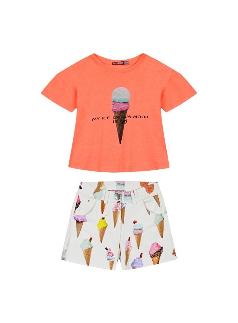 Παιδικό σετ 2 τεμάχια με τύπωμα για κορίτσι | ΕΜΠΡΙΜΕ