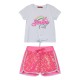 Παιδικό σετ 2 τεμάχια με τύπωμα για κορίτσι | BRIGHT CORAL