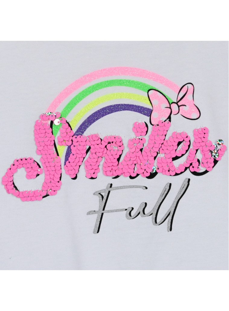 Παιδικό σετ 2 τεμάχια με τύπωμα για κορίτσι | BRIGHT CORAL