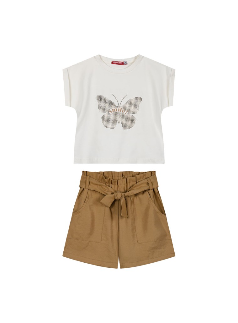 Παιδικό σετ 2 τεμάχια με στρας για κορίτσι | ΣΟΚΟΛΑΤΙ