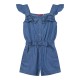 Girl΄s jean romper | BLUE DENIM