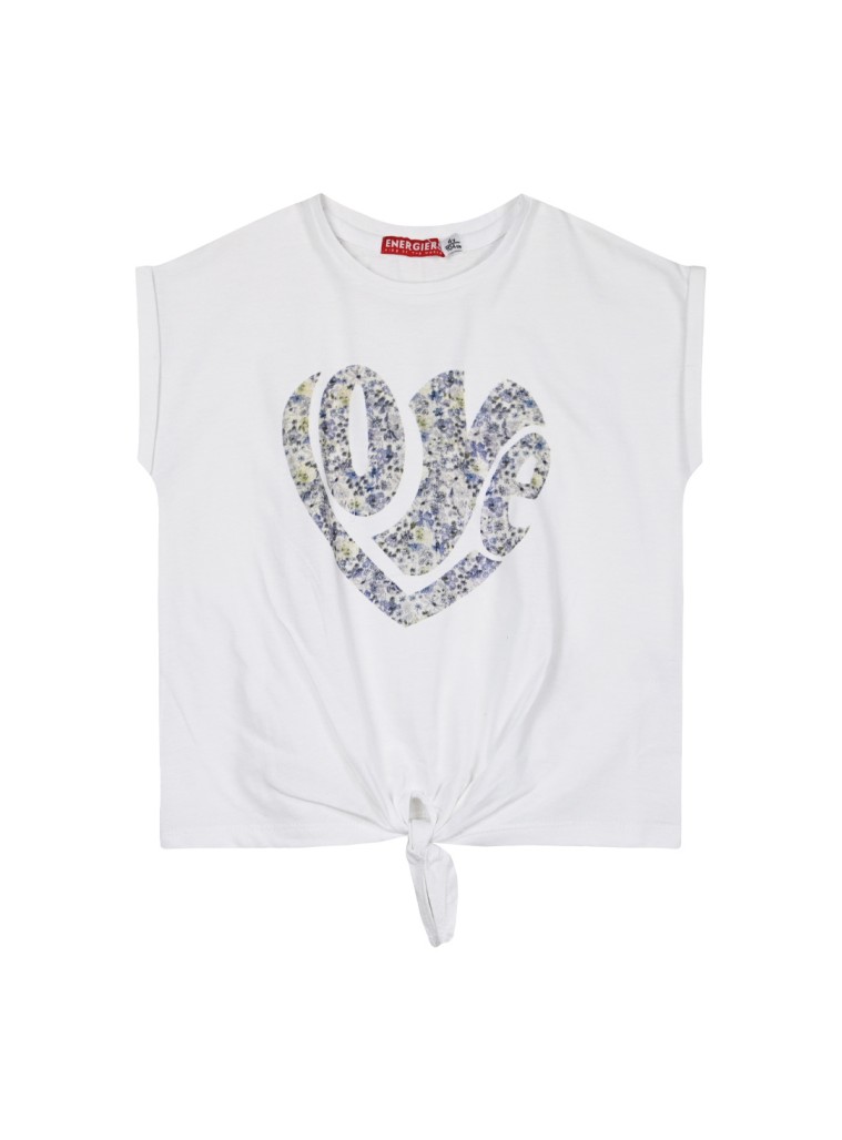 Girl΄s sleeveless shirt with print | LIGHT BLUE