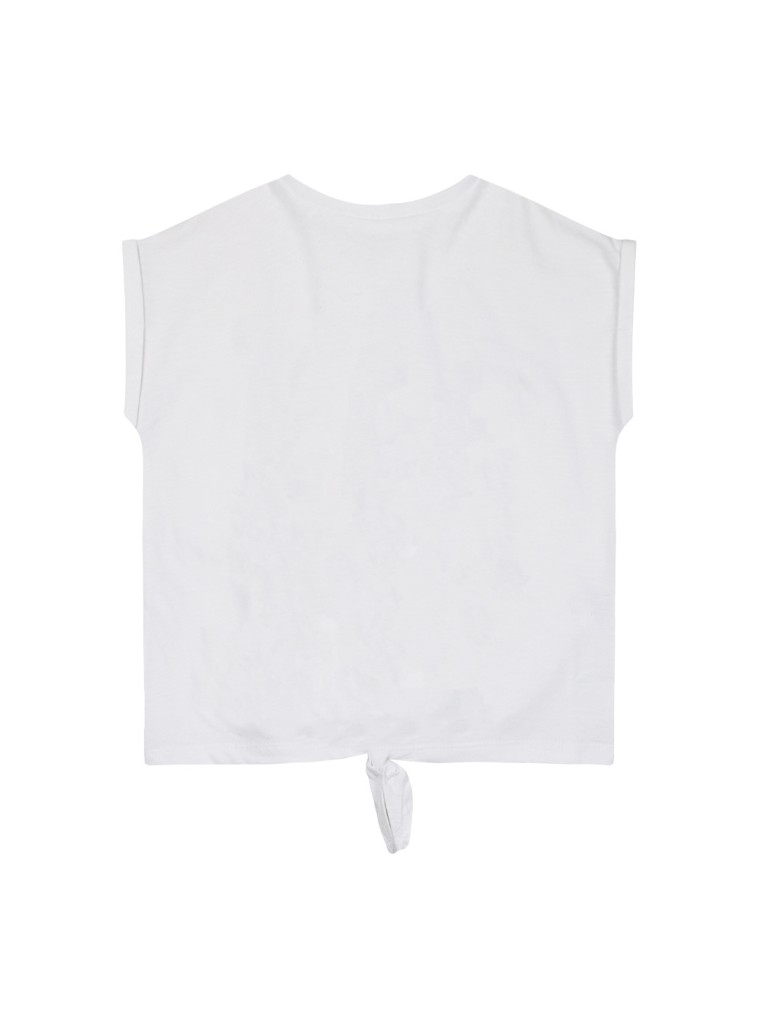 Girl΄s sleeveless shirt with print | LIGHT BLUE