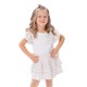 Girl΄s 2 piece set with details | BEIGE