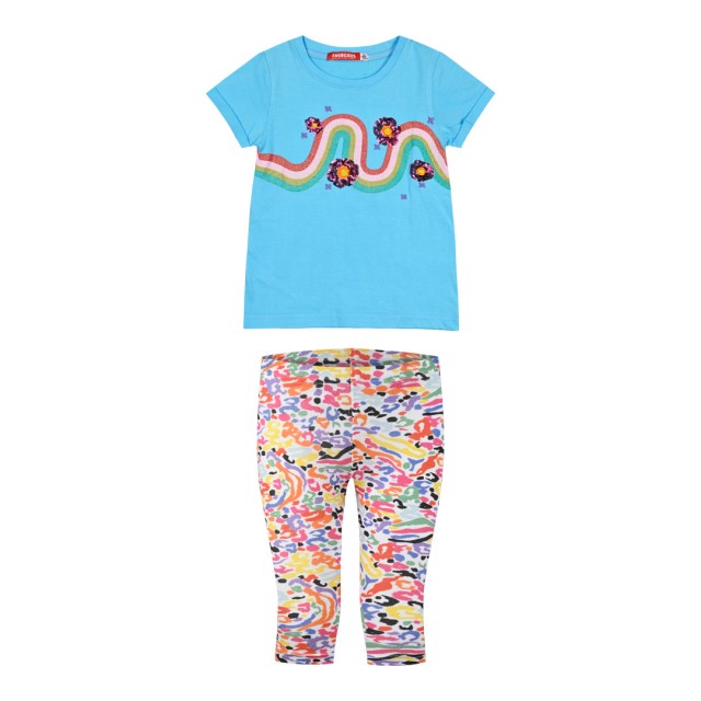 Παιδικό σετ 2 τεμάχια με γκλίτερ τύπωμα για κορίτσι | ΕΜΠΡΙΜΕ