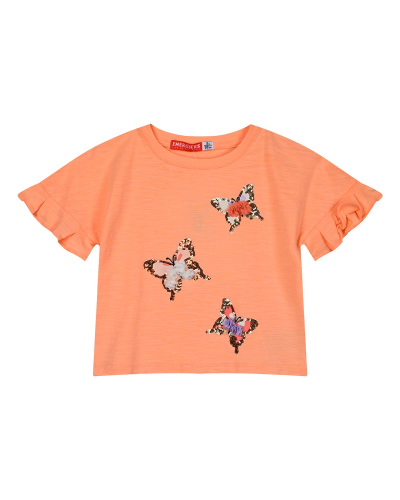 Παιδική μπλούζα με τύπωμα και παγιέτες για κορίτσι | ΣΟΜΟΝ