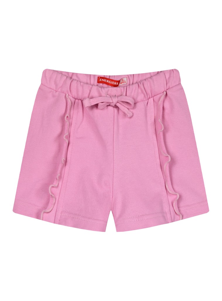 Παιδικό σορτα με φραμπαλά για κορίτσι | ΡΟΖ