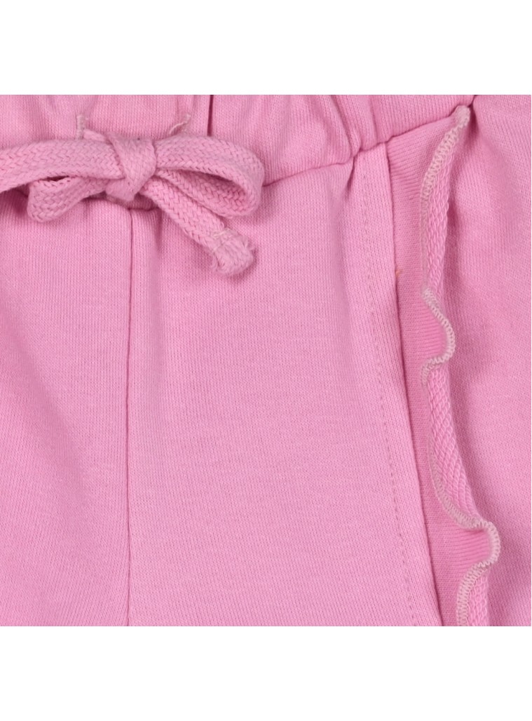 Παιδικό σορτα με φραμπαλά για κορίτσι | ΡΟΖ