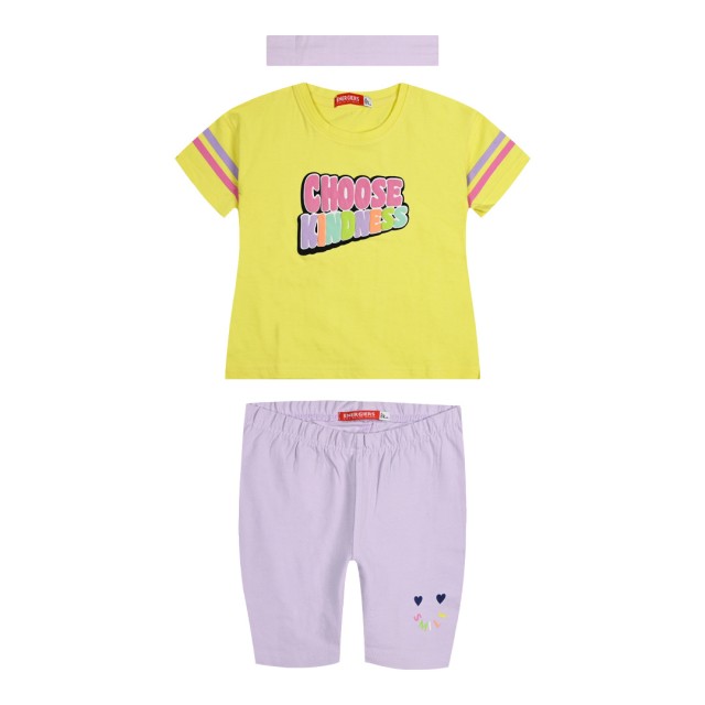 Παιδικό σετ 3 τεμάχια με τύπωμα για κορίτσι | ΛΙΛΑ