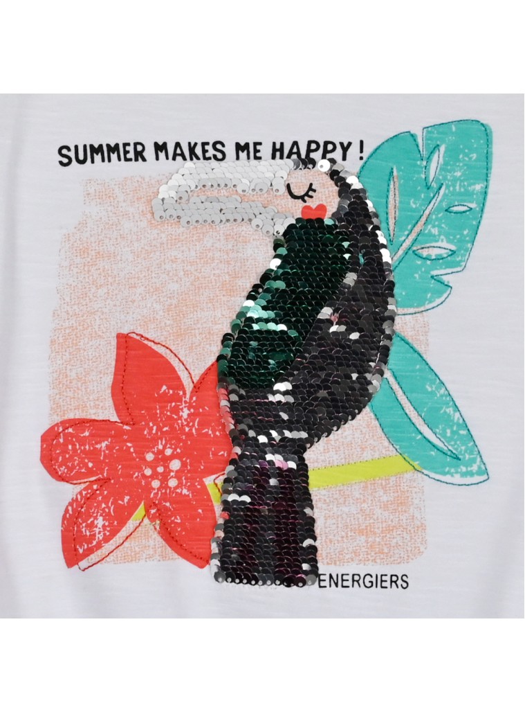 Παιδικό σετ 2 τεμάχια με τύπωμα και παγιέτες για κορίτσι | ΣΜΑΡΑΓΔΙ